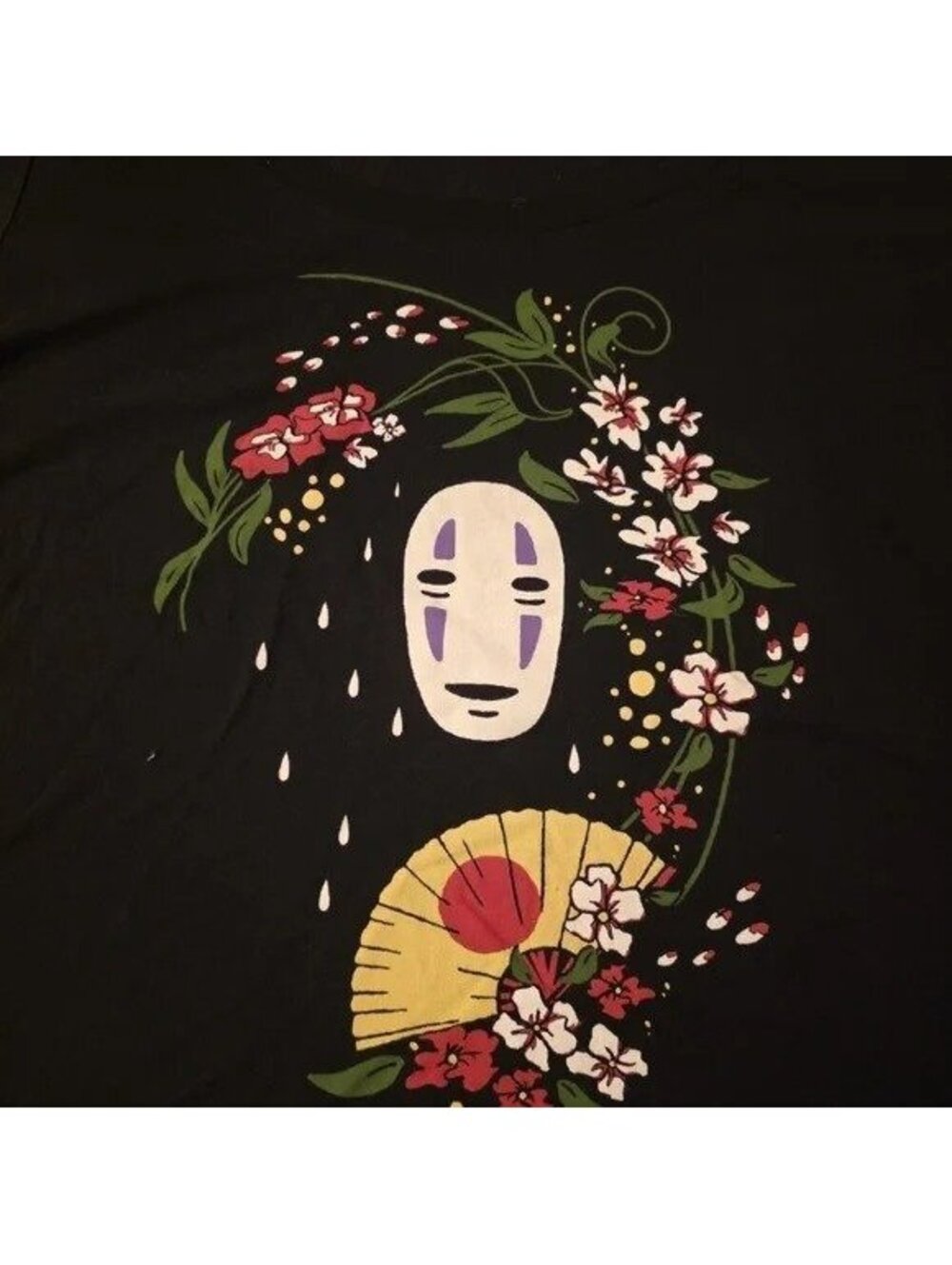 Hayao Miyazaki, Spirited Away, No Face, T-Shirt Girls XL
